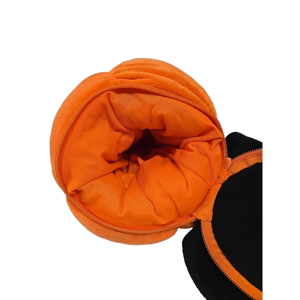 Teytoy Halloween Pumpkin with Hidden Cavity Plush Stuffed Toy 11 Inch